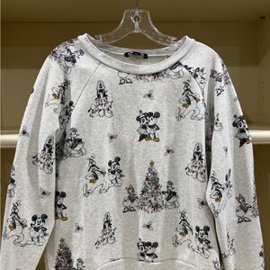 Disney x AE Gray Graphic Sweatshirt